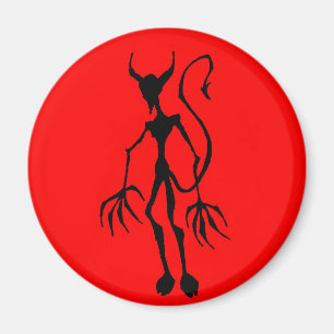 Creepy Devil Stick Figuur Magneet