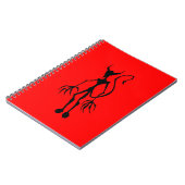 Creepy Devil Stick Figuur Notitieboek (Linkerzijde)