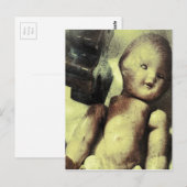 Creepy Doll Briefkaart (Voorkant / Achterkant)
