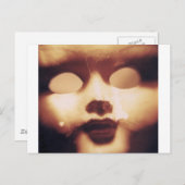 Creepy Doll Briefkaart (Voorkant / Achterkant)