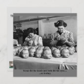 Creepy doll fabriekskaart voor hallowweed bedankkaart (Voorkant / Achterkant)