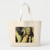 Creepy Doll Grote Tote Bag (Voorkant)