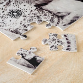 Creepy  Doll in zwart-wit Legpuzzel (Zijkant)