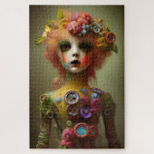 Creepy Doll - moeilijk Halloween Legpuzzel (Verticaal)