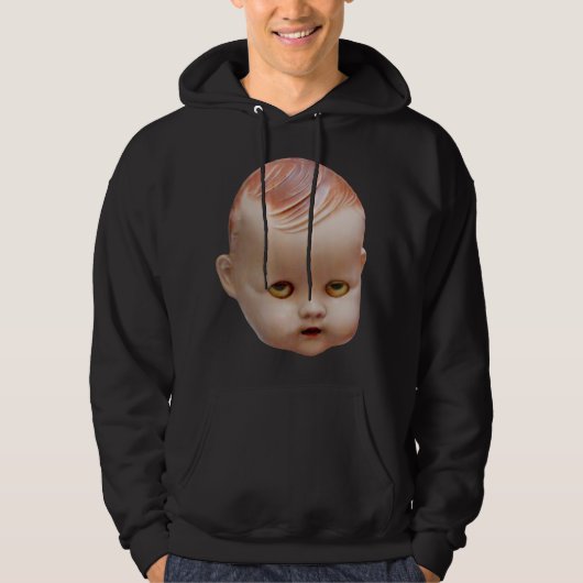 Creepy Doll's Head Hoodie (Voorkant)