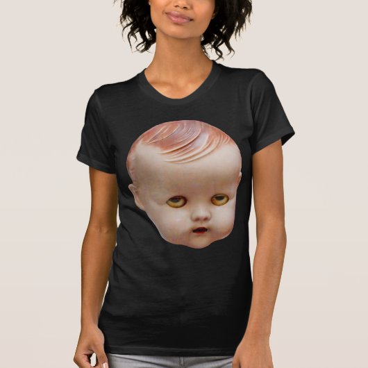 Creepy Doll's Head T-shirt (Voorkant)