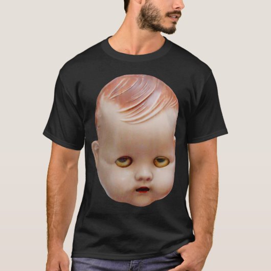 Creepy Doll's Head T-shirt (Voorkant)