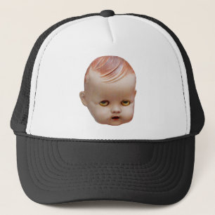 Creepy Doll's Head Trucker Pet