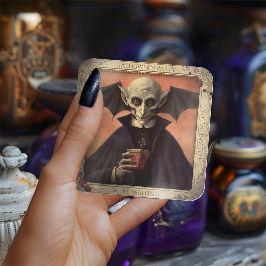 Creepy Dracula Vampire Halloween Sticker