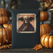 Creepy Dracula Vampire Halloween Sticker
