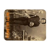 Creepy Edgar Allan Poe Halloween Magneet (Horizontaal)