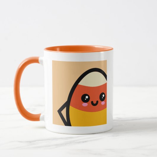 Creepy Egg Candy Corn - Halloween | Jouw namen toe Mok (Links)