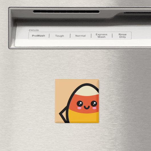 Creepy Egg Candy Corn - Halloween Magneet (Insitu (Vaatwasser))