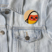 Creepy Egg Candy Corn - Halloween Ronde Button 5,7 Cm (In situ)