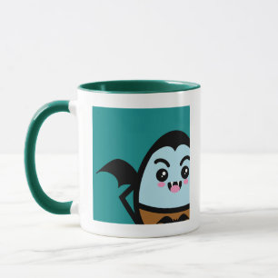 Creepy Egg Dracula - Halloween Jouw namen toevoe Mok