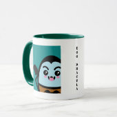 Creepy Egg Dracula - Halloween | Jouw namen toevoe Mok (Voorkant links)