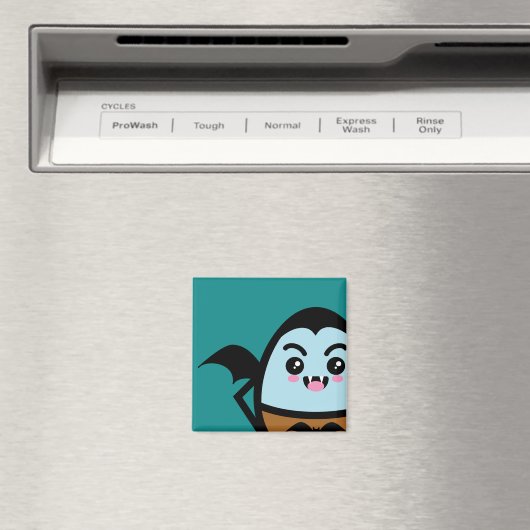 Creepy Egg Dracula - Halloween Magneet (Insitu (Vaatwasser))