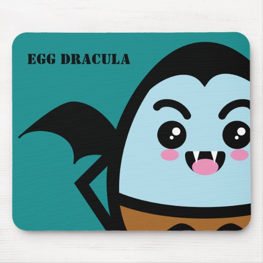 Creepy Egg Dracula - Halloween Muismat (Voorkant)