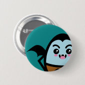 Creepy Egg Dracula - Halloween Ronde Button 5,7 Cm (Voorkant /achterkant)