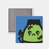 Creepy Egg Frankenstein - Halloween Magneet (Voorkant / Achterkant)