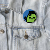 Creepy Egg Frankenstein - Halloween Ronde Button 5,7 Cm (In situ)