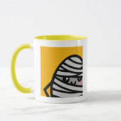 Creepy Egg Mummy - Halloween | Jouw namen toevoege Mok (Links)