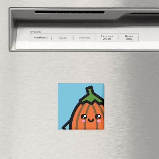 Creepy Egg Pumpkin - Halloween Magneet (Insitu (Vaatwasser))