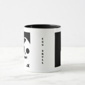 Creepy Egg Skull - Halloween | Jouw namen toevoege Mok (Midden)