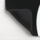 Creepy Egg Skull Halloween | Jouw namen toevoegen Muismat (Hoek)