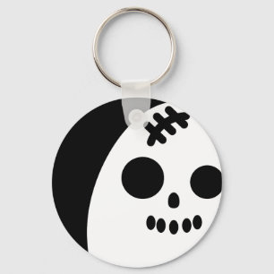 Creepy Egg Skull - Halloween Sleutelhanger