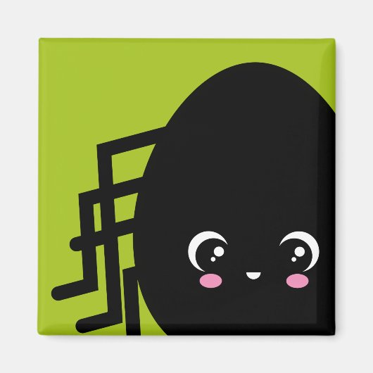 Creepy Egg Spider - Halloween Magneet (Voorkant)