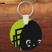 Creepy Egg Spider - Halloween Sleutelhanger (Voorkant)