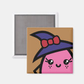 Creepy Egg Witch - Halloween Magneet (Voorkant / Achterkant)