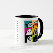 Creepy Eggs-serie - Halloween | Jouw namen toevoeg Mok (Voorkant rechts)