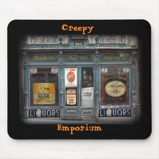 Creepy Emporium Mousepad Muismat (Voorkant)