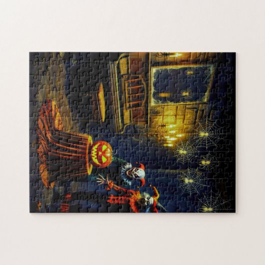 Creepy en leuke Halloween Bash Legpuzzel (Horizontaal)