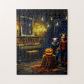 Creepy en leuke Halloween Bash Legpuzzel (Verticaal)