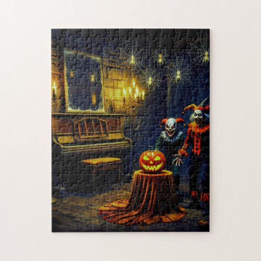 Creepy en leuke Halloween Bash Legpuzzel (Verticaal)