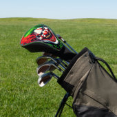 Creepy eng helder haar mannelijke clown AI Art Golfheadcover (Insitu)