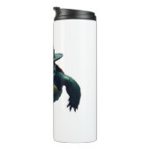 Creepy enge Halloween schildpad T-shirt Thermosbeker (Geroteerd rechts)