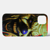 Creepy enge kwaadaardige clown iPhone 13 hoesje (Achterkant (horizontaal))