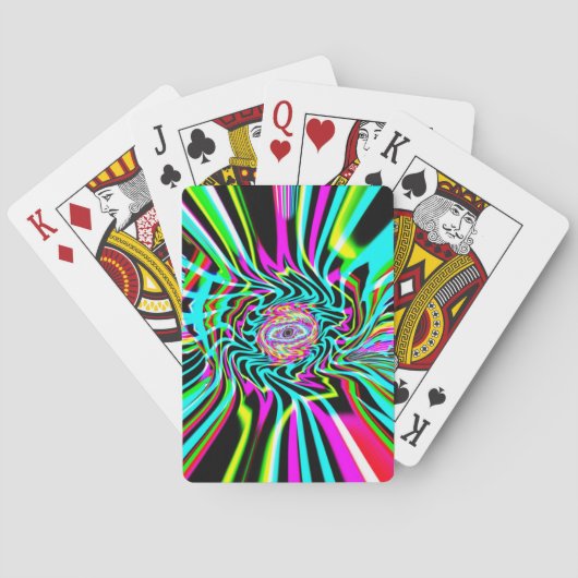 Creepy Eye (verander de woorden) Pokerkaarten (Achterkant)