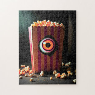 Creepy Eyeball beroemd gemaakt door Popcorn Legpuzzel