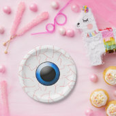 Creepy Eyeball Halloween Party Borden Papieren Bordje (Feest)