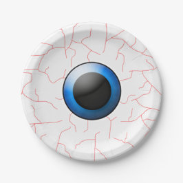 Creepy Eyeball Halloween Party Borden Papieren Bordje