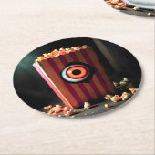 Creepy Eyeball in het Popcorn Onderzetter (Gebogen)