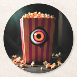 Creepy Eyeball in het Popcorn Onderzetter