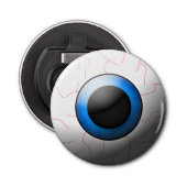 Creepy Eyeballs Halloween Barware Button Flesopener (Voorkant)