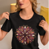 Creepy Eyes Psychedelic Flower Trippy Art T-shirt