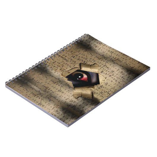 Creepy Eyes V02 Notitieboek (Linkerzijde)